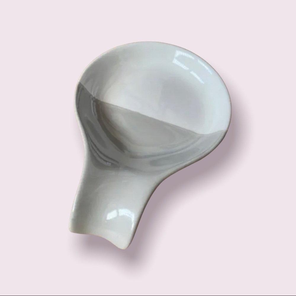 NEW Favor Spoon Rest Stoneware Dip-Dyed - Picture 2 of 5